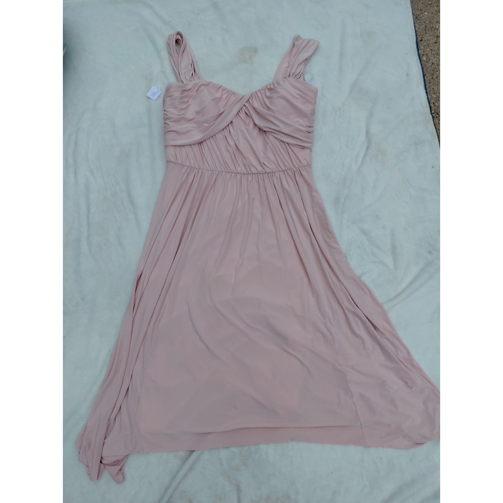 Jenny Yoo Collection Sample Dusty Pink Formal Bridesmaid Maxi Dress 18